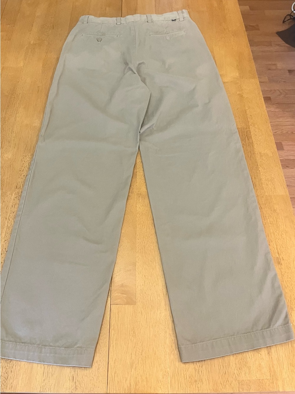 Chaps Men's Light Tan Straight-Leg Chinos